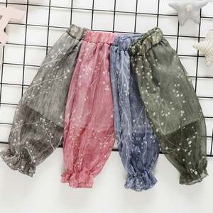 กางเกงขาบาบางขากว้างดีไซน์ใหม่สำหรับเด็กกางเกงฤดูร้อนจากประเทศจีน - Product Image 1