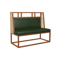 Meubles de restaurants de luxe cabine robuste table et chaise en bois café commercial hôtel chaise de salle à manger ensembles de canapés
