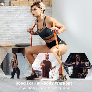 Dài-kháng cao su vòng ban nhạc thiết lập cho nam giới và phụ nữ kéo-hỗ trợ tập thể dục tập thể dục Tập Thể Dục Đào Tạo và vật lý trị liệu - Product Image 6