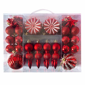 ลูกบอลพลาสติกคริสต์มาสสีทองแบบใหม่เครื่องประดับลูกบอลคริสต์มาสพลาสติกแบบ2025ดีไซน์ใหม่ - Product Image 6