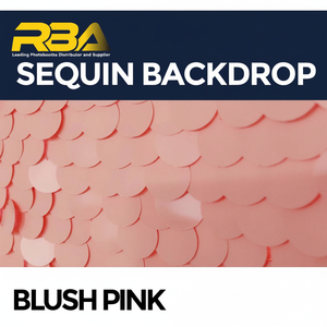 Toile de fond rose pailletée pour mariages, anniversaires et événements d'entreprise - Installation facile et polyvalente avec de magnifiques franges - Product Image 1