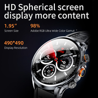 H18 Montre Connectée 4G LTE Grand Écran 8Go+128Go avec WIFI GPS Caméra Supporte TikTok YouTube Carte SIM Android Smartwatches