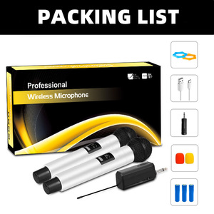 Micrófono Inalámbrico Profesional de Mano y Escritorio XLR 2.4G para Transmisiones en Vivo, Conferencias, Karaoke y Voz en Escenario - Product Image 6
