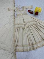 Gaun Pengantin Lehenga Choli Terlaris untuk Wanita, Pakaian Etnik Bersulam untuk Resepsi Pernikahan Tersedia dengan Harga Terjangkau