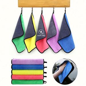Paño de Limpieza para Auto de Microfibra Gruesa, Ecológico, Super Absorbente de Agua, de Secado Rápido, Multiusos, Personalizado con Bordado - Product Image 1