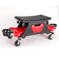 Siège roulant Mobile 2 en 1, chaise robuste, tabouret de détail, fauteuil roulant d'entretien de voiture