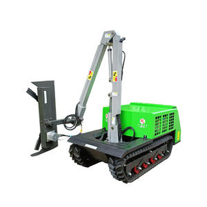 Safe Overcharge Protection Equipped DC72V <b>8</b> 10H Electric Crawler Type Cantilever Boom Pruner with Adjustable Height Hedge Cutter - Product Image 3