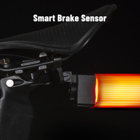 Luz Trasera LED Programable para Bicicleta, Pantalla de Píxeles, Recargable por USB, Accesorio de Seguridad Inteligente para Ciclismo