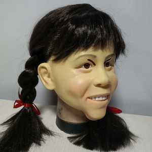 Máscara de Muñeca Annabelle, Talla Única, Accesorio de Disfraz para Niña, para Fiestas de Halloween - Product Image 2