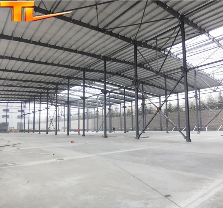 Prefab Warehouse Workshop Factory Storage Building frame