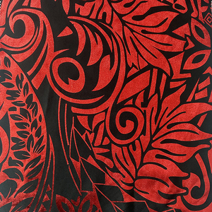 طباعة قبلية بوليزية استوائية برنز ذهبي فضي برقائق hlr - Product Image 3