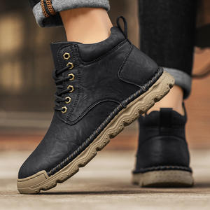 L'usine propose la vente en gros de bottes de neige western en cuir véritable, fabriquées à la main, qui sont chaudes, confortables et respirantes. - Product Image 2