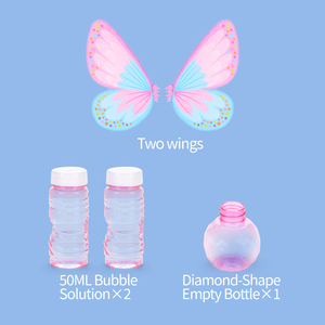 Totalmente automático de <span class=keywords><strong>hadas</strong></span> mágica varita de la burbuja con alas de mariposa eléctrica máquina de burbujas juguetes - Product Image 5
