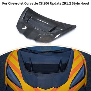 Cofano Motore Anteriore in Fibra di Carbonio Secca Stile ZR1.2 per Chevrolet <span class=keywords><strong>Corvette</strong></span> C8 Z06 Modelli 2020-2025 - Product Image 3