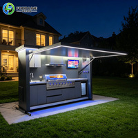 Cuisine extérieure modulaire, armoires de cuisine extérieures, barbecue, cuisines extérieures préfabriquées
