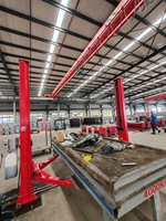 Trihero Best Sell  Machine de levage manuelle à double côté avec déverrouillage manuel 4000 kg avec CE Ascenseur automobile à deux poteaux
