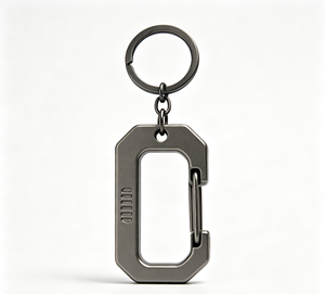 Llavero de Aleación de Titanio con Mosquetón, Ultraligero, de Liberación Rápida, Multifuncional, para Camping, Senderismo y Viajes - Product Image 3