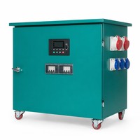 Armoire de contrôle parallèle personnalisée Haowei pour générateurs 50kVA-500kVA, panneau de synchronisation micro-réseau renouvelable à fréquence 0,05Hz de précision, IP54