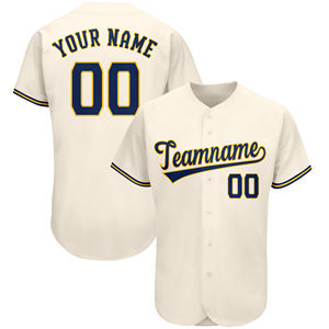 Maillots de baseball personnalisés avec boutons sublimés, style vintage, pour hommes, jeunes et enfants, respirants et à séchage rapide, uniformes de baseball - Product Image 1