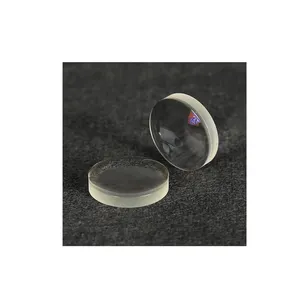 Verre optique saphir de 150mm de diamètre, lentille plano convexe, lentilles sphériques