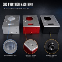 Boîtier d'équipement d'automatisation industrielle de précision, usiné CNC, surface anodisée, personnalisation de la couleur, certifié ISO 9001