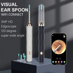 YUESHUN Cuillère auriculaire intelligente avec caméra, connexion Wi-Fi, endoscope avec LED 1080P, nettoyage amovible pour usage domestique - Product Image 2