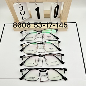 Shenzhen Pure Titanium Metal IP Galvanizado Hombres Gafas de negocios Marco de moda Marco de cejas para <span class=keywords><strong>miopía</strong></span> Uso óptico - Product Image 3