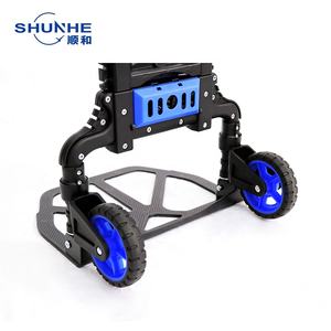 Meilleure vente de camion à main FW-90SNA chariot à bagages portable en aluminium capacité 60kg avec panier en option camion à main pliable à deux roues - Product Image 4