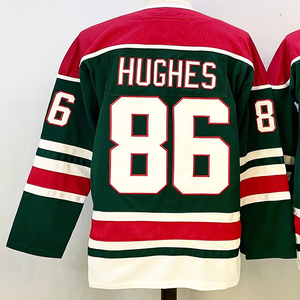 Maillots de hockey cousus pour hommes 86 Jack Hughes  Nico Hischier 30 <span class=keywords><strong>Martin</strong></span> Brodeur - Product Image 2