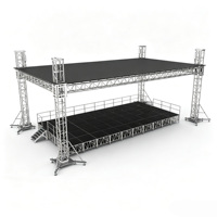 Truss de scène en aluminium à installation rapide, résistant à l'usure, facile à installer, modulaire et portable F34 pour événements et concerts