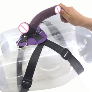 FAAK Strap on <b>Dildo</b> for Couples Pegging Men Long Realistic Silicone <b>Dildo</b> Harness Sex Toy Strapon Couple love Lesbian Sex Tool - Product Image 2