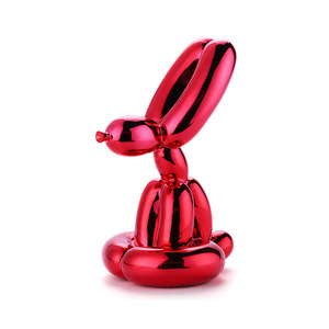 Super prezzo personalizzato <span class=keywords><strong>resina</strong></span> elettrolitica seduta <span class=keywords><strong>palloncino</strong></span> <span class=keywords><strong>cane</strong></span> ornamenti divertente carino <span class=keywords><strong>cane</strong></span> scultura per decorazioni per la casa - Product Image 1