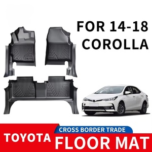 Alfombrillas de Coche 5D de Caucho TPE Ecológicas, Impermeables y Antideslizantes, Personalizadas de Fábrica al por Mayor, 3 Piezas para Toyota Corolla 2014-2018 - Product Image 1
