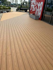 Planches de terrasse en composite <span class=keywords><strong>bois</strong></span>-plastique à faible entretien, imperméables, pour la construction de paysages extérieurs - Product Image 1