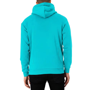 Sweat-shirts à capuche décontractés pour hommes en tissu polaire mélangé coton, avec logo et design personnalisés, pour la vente en ligne en gros - Product Image 2