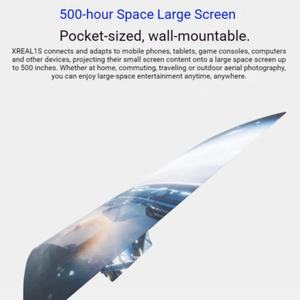 Gafas Inteligentes AR XREAL 1S, <span class=keywords><strong>Realidad</strong></span> <span class=keywords><strong>Virtual</strong></span> Nativa de 2D a 3D, Flotación Espacial 3DoF, Pantalla Gigante Portátil de 500 Pulgadas, 52 FOV para Ver Películas - Product Image 6