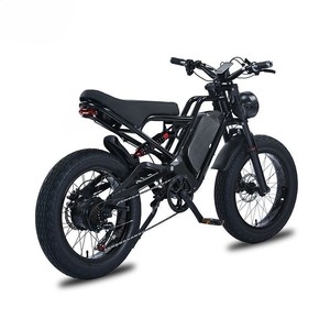 Bicicleta Eléctrica Todoterreno con Llantas Gruesas de 20 Pulgadas, Nueva en Almacén en EE. UU., 2023, 1500 Watts, 48V, Batería de Larga Duración 40AH, Modelo JA1/DM1 Light Dirt - Product Image 3