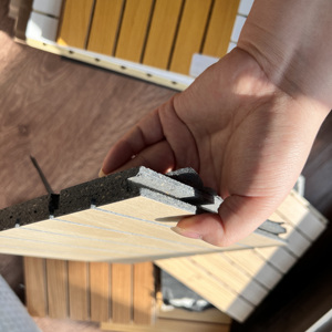 Paneles Acústicos Modernos Perforados - Absorbente de Sonido de Fibra de Poliéster Ecológico para Auditorio/Teatro, Sala de Estar, Dormitorio - Product Image 2