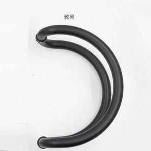 304 201 c-tipi paslanmaz çelik çerçevesiz cam kapı kolu 201 çok renkli isteğe bağlı itme-çekme kapı ve pencere kolu - Product Image 3