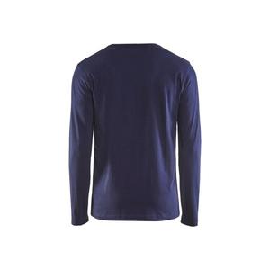 BLAKLADER - 350010428800XL T-<b>shirt</b> long sleeved <b>Navy</b> <b>Blue</b> - EAN 7330509596678 WORK T-<b>SHIRTS</b> AND <b>POLO</b> <b>SHIRTS</b> - Product Image 2