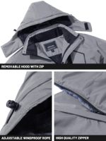 Fabricant de vestes coupe-vent, vente en gros, veste de sport personnalisée, veste à capuche pour homme, vestes d'hiver avec logo