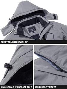 Windproof <strong>Jacket</strong> Manufacturer Wholesale Custom Sport <strong>Jacket</strong> Custom Hooded Man <strong>Jacket</strong> Winter <strong>Jackets</strong> With Logo - Product Image 2
