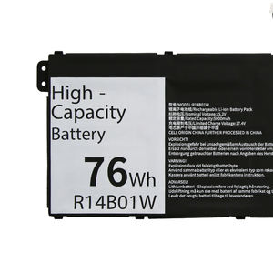 R14B01W 76Wh Replacement Laptop <b>Battery</b> for RedMibook14 XMA1901 XMA2002 Lithium-ion <b>Battery</b> Pack in Stock - Product Image 3