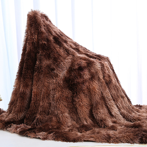 Vendita calda di lusso morbido faux coperte di pelliccia per l'inverno - Product Image 2