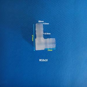 1/<span class=keywords><strong>2</strong></span>英寸塑料90度倒钩连接器直角弯头，用于花园水质花园水连接器 - Product Image 2