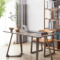 Table à manger extensible en bois d'hévéa, structure robuste, avec longue banquette assortie, mobilier pour hôtels, complexes hôteliers, banquets et rassemblements multi-personnes