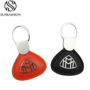 Porte-monnaie triangulaire en métal, porte-clés, cuir grainé lychee, écologique, durable, personnalisé, cadeaux d'affaires <span class=keywords><strong>de</strong></span> luxe léger - Product Image 1