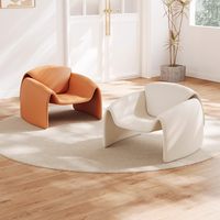 Fauteuil de loisirs haut de gamme en velours avec structure métallique, style italien minimaliste, pour salon, balcon ou salle à manger