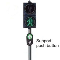 Bouton poussoir de signalisation pour piétons en aluminium de haute qualité