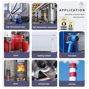 Revestimiento líquido antioxidante de imprimación resistente al calor de silicona epoxi avanzada para caldera industrial y tubería de vapor también para pintura de barcos - Product Image 4